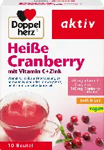 dm drogerie markt Doppelherz aktiv Heiße Cranberry mit Vitamin C + Zink Pulver