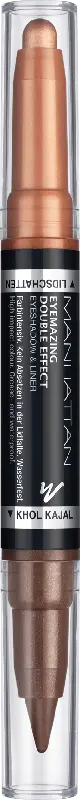 MANHATTAN Cosmetics Lidschatten Eyemazing Double Effect Eyeliner Kajal 002 Molten Metal