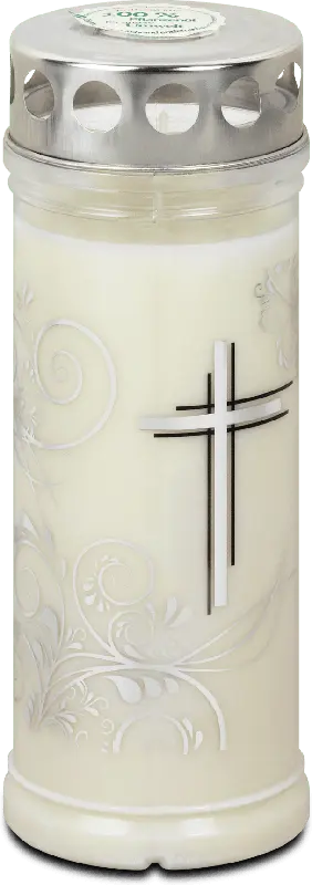 hofer Premium Grablicht Platin Kreuz