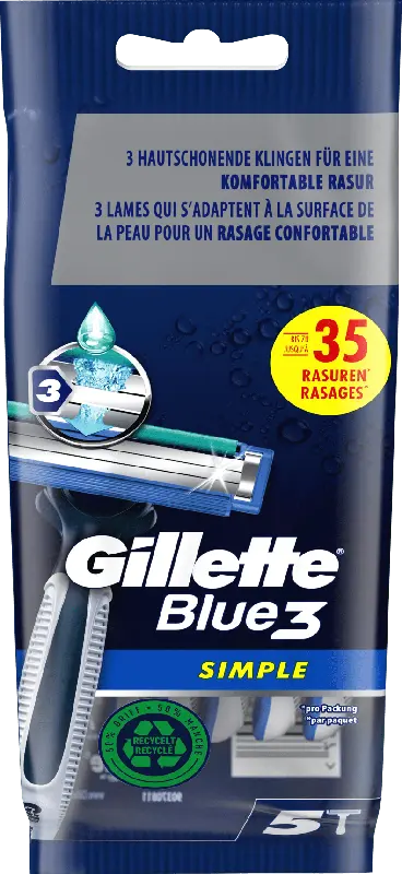 Gillette Blue3 Simple Einwegrasierer