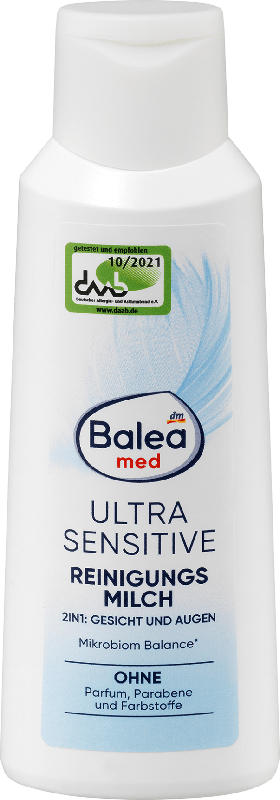 Balea med 2in1 Ultra Sensitive Reinigungsmilch