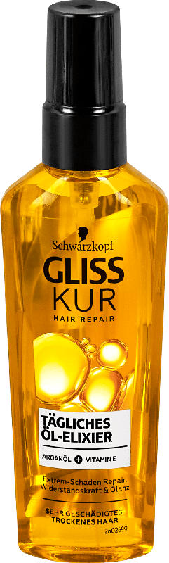 Schwarzkopf Gliss Kur Hair Repair Tägliches Öl-Elixier Haarkur