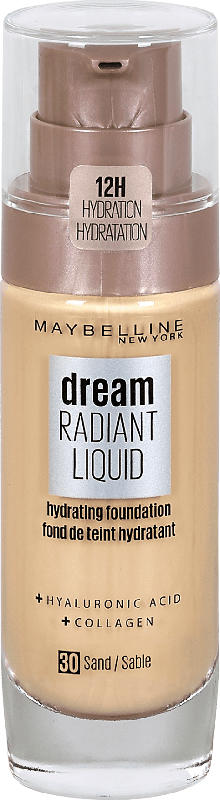 Maybelline New York Foundation Dream Radiant Liquid 30 Sand