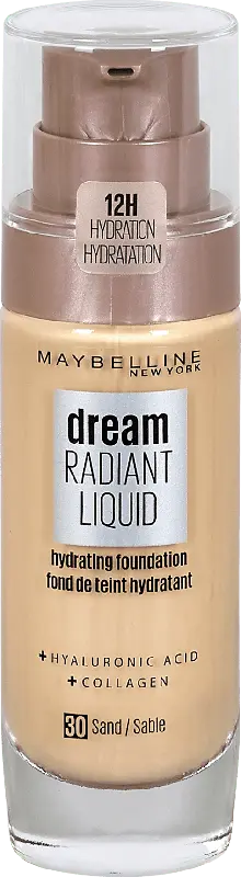 Maybelline New York Foundation Dream Radiant Liquid 30 Sand