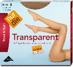 dm drogerie markt nur die Trend & Style Transparent Strumpfhose mandel 15 DEN, Gr. 38/40