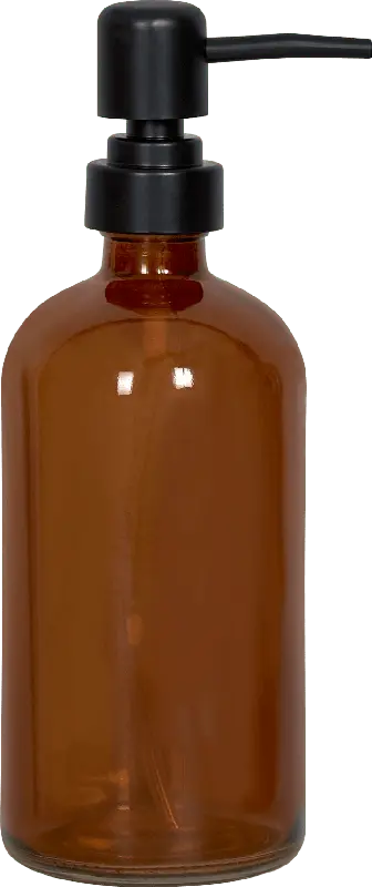 Soapland Seifenspender Glas braun