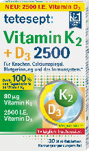 dm drogerie markt tetesept Vitamin K2 + D3 2500 Mini-Tabletten