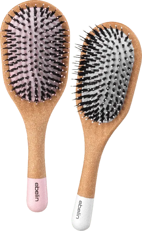 ebelin Kork Pflege & Glanz Haarbürste sortiert