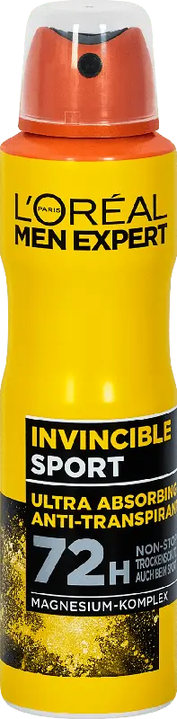 L'ORÉAL PARIS MEN EXPERT Anti-Transpirant Deo Spray Invincible Sport