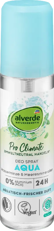 alverde NATURKOSMETIK Pro Climate Deodorant Spray Aqua