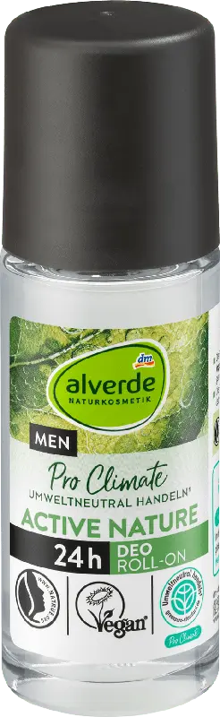 alverde MEN Pro Climate Active Nature Deodorant Roll-On
