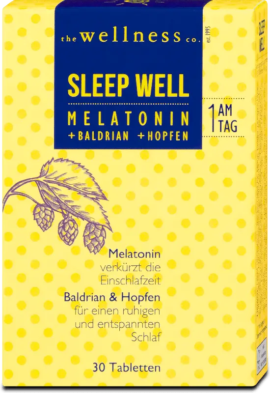the wellness co. Sleep Well Melatonin Tabletten