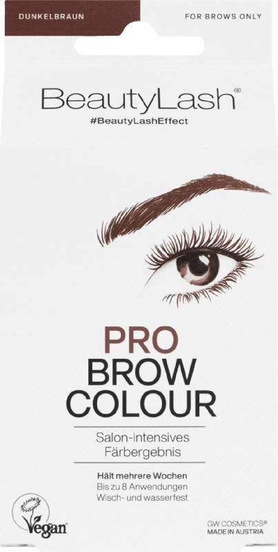Beauty Lash Augenbrauenfarbe Set Pro Dunkelbraun