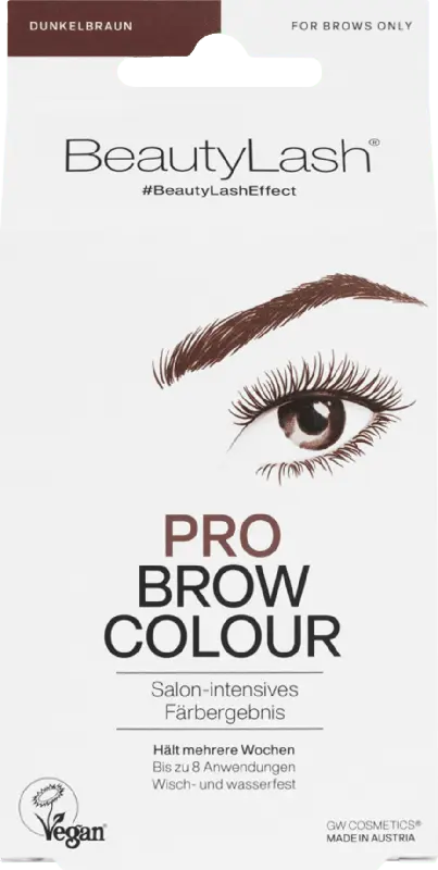 Beauty Lash Augenbrauenfarbe Set Pro Dunkelbraun