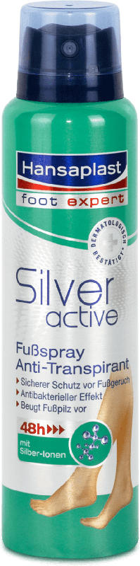 Hansaplast foot expert Silver Active Fußspray