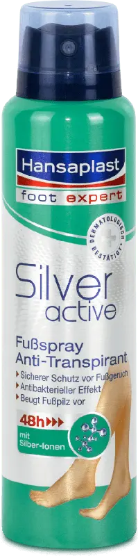 Hansaplast foot expert Silver Active Fußspray
