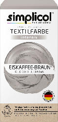 Simplicol Flüssige Textilfarbe Eiskaffee-Braun