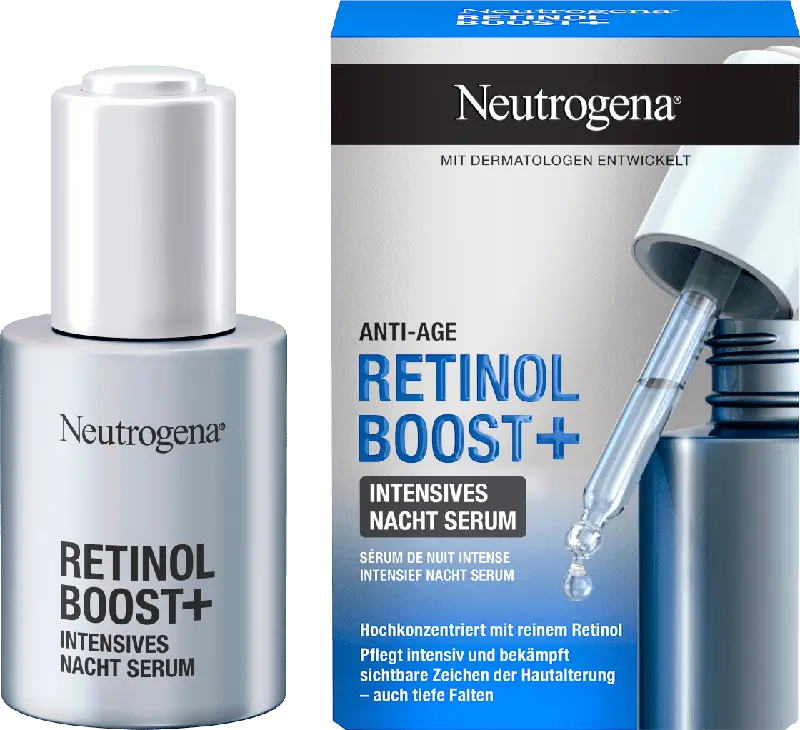 Neutrogena Anti-Age Retinol Boost + Intensives Nacht Serum