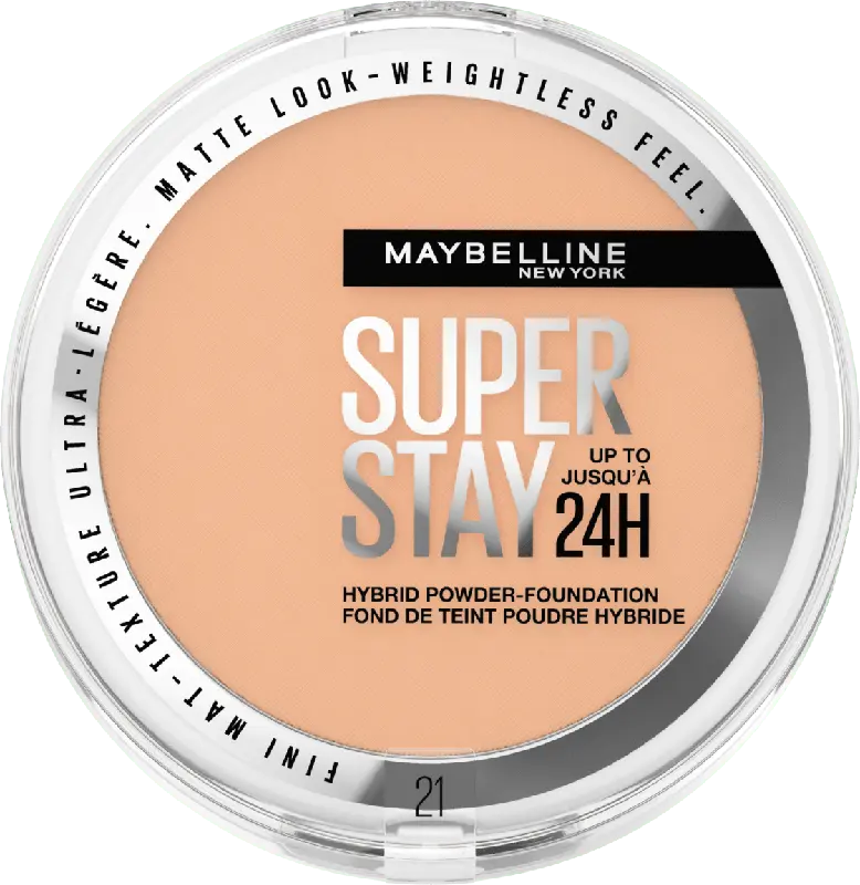 Maybelline New York Foundation Puder Hybrid 21 Super Stay