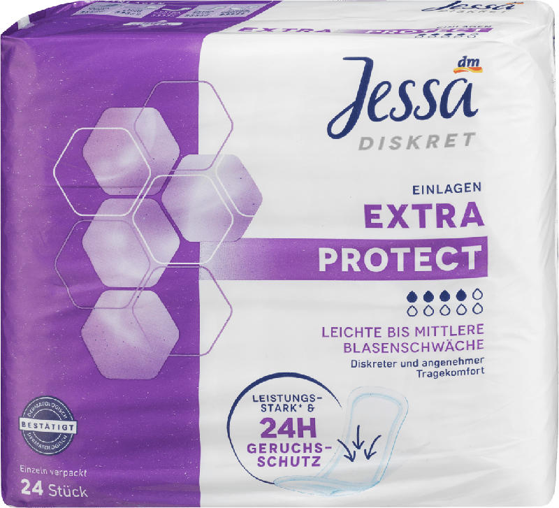 Jessa Diskret Hygiene-Einlagen Extra Protect