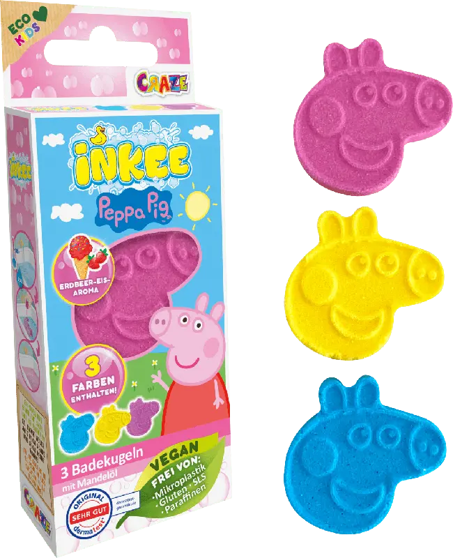 INKEE Badebomben Peppa Pig