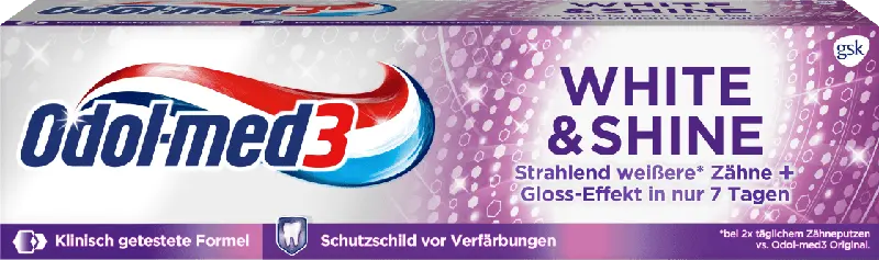 Odol med 3 Zahncreme White & Shine