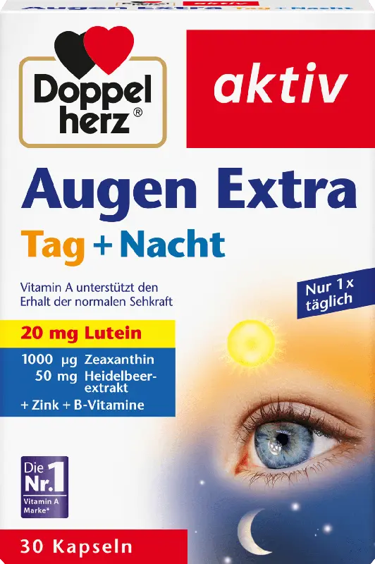 Doppelherz aktiv Augen Extra Tag + Nacht Kapseln