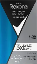 dm drogerie markt Rexona men maximum protection Anti-Transpirant Creme-Stick Clean Scent