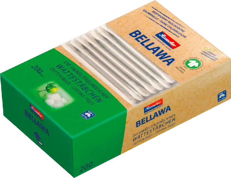 Bellawa Wattestäbchen Natural