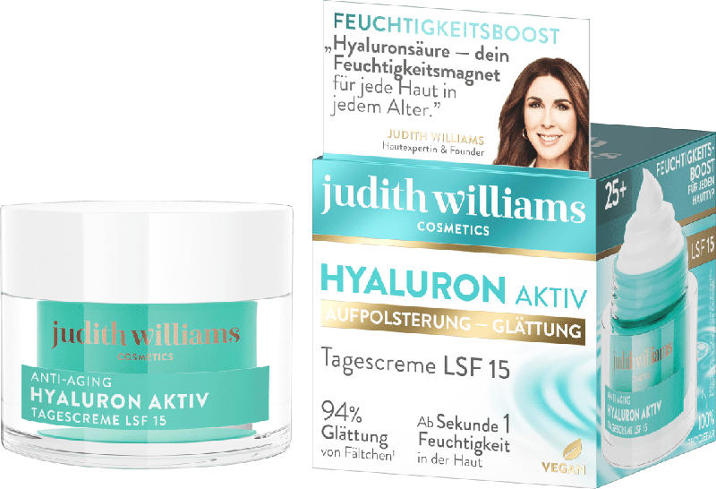 Judith Williams Anti-Aging Hyaluron Aktiv Tagescreme LSF 15
