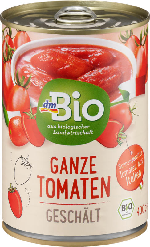 dmBio Ganze Tomaten Geschält