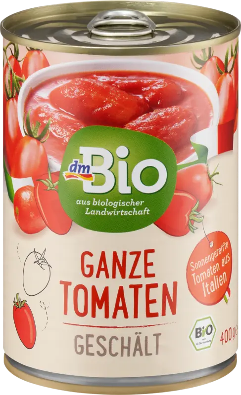 dmBio Ganze Tomaten Geschält