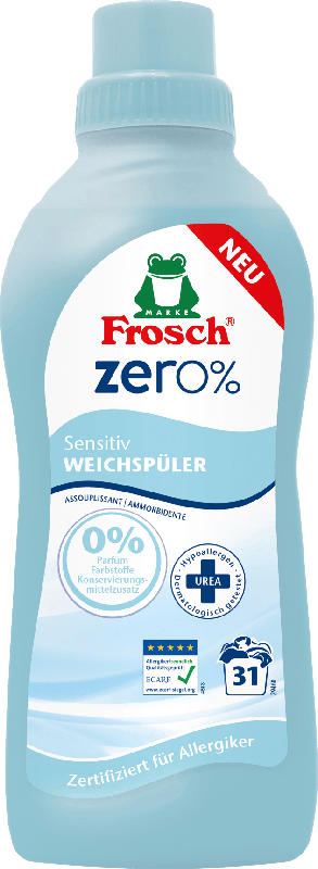 Frosch zero% Sensitiv Weichspüler