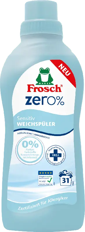 Frosch zero% Sensitiv Weichspüler