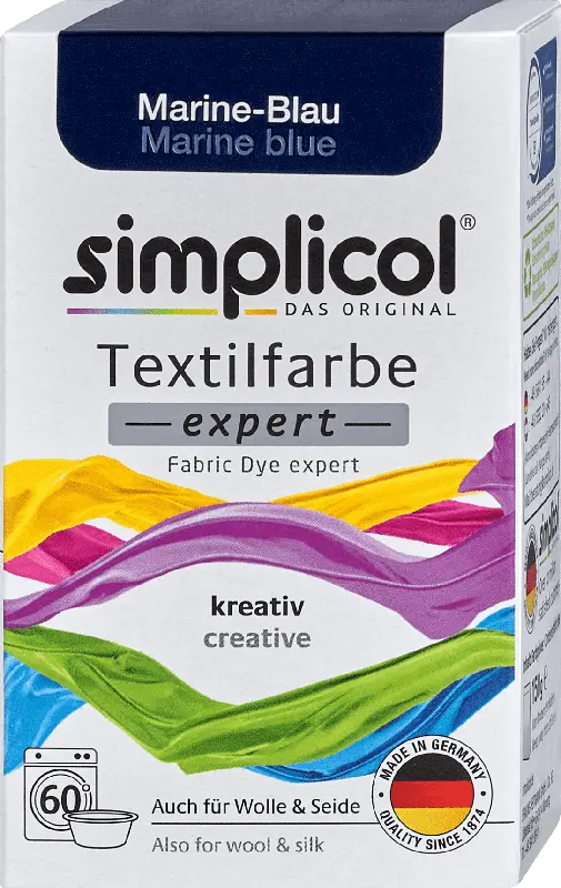 Simplicol Textilfarbe expert Marine-Blau