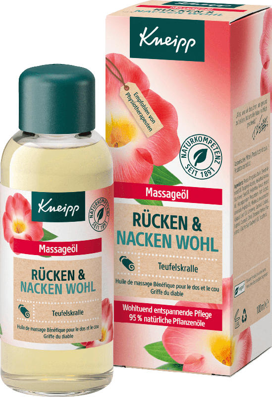 Kneipp Massageöl Rücken & Nacken Wohl