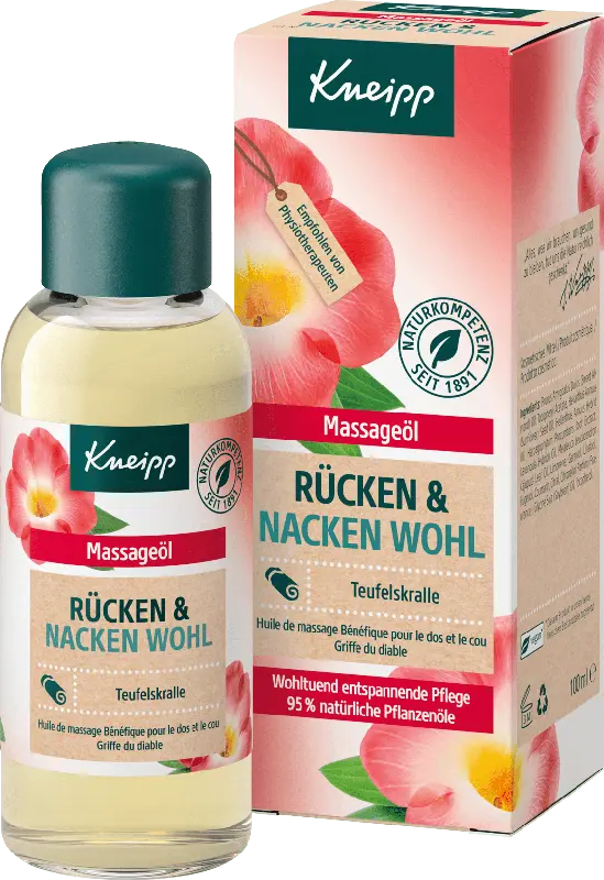 Kneipp Massageöl Rücken & Nacken Wohl