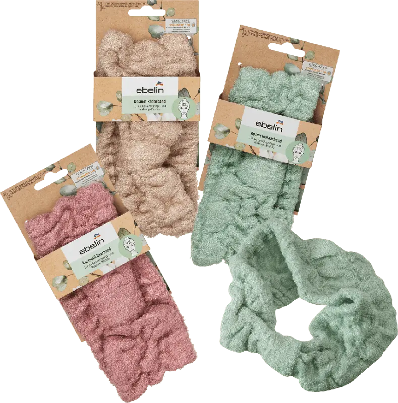 ebelin Kosmetikhaarband sortiert