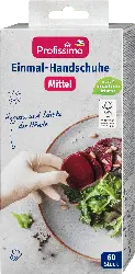 Profissimo Einmal-Handschuhe Mittel weiß (30 Paar)