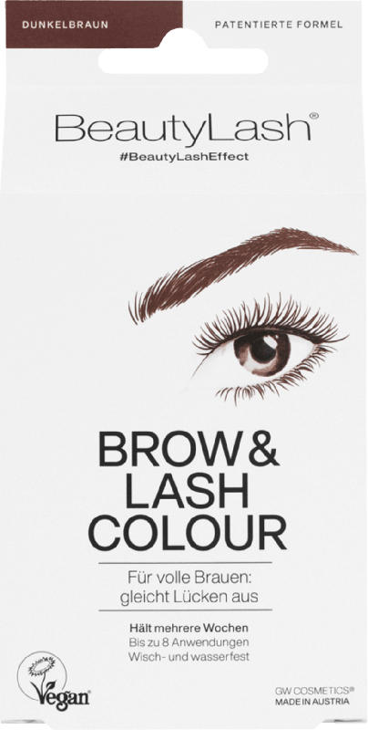 Beauty Lash Augenbrauen- und Wimpernfarbe dunkelbraun