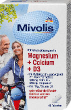 dm drogerie markt Mivolis Magnesium + Calcium + D3 Tabletten