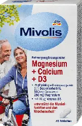 Mivolis Magnesium + Calcium + D3 Tabletten