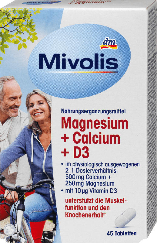 Mivolis Magnesium + Calcium + D3 Tabletten