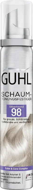 GUHL Schaumtönungsfestiger - Nr. 98 Silberblond