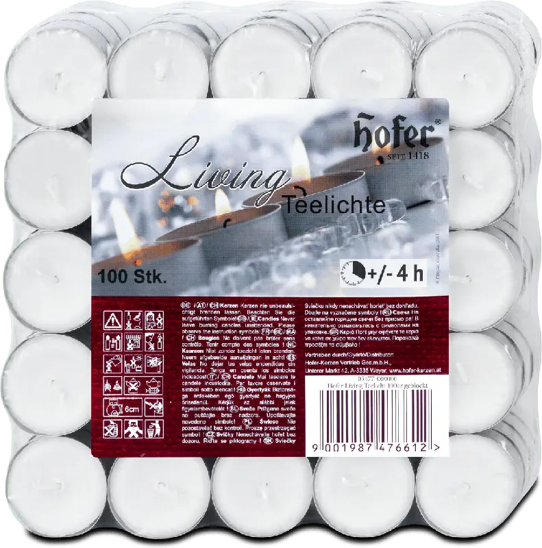 hofer Living Teelichter