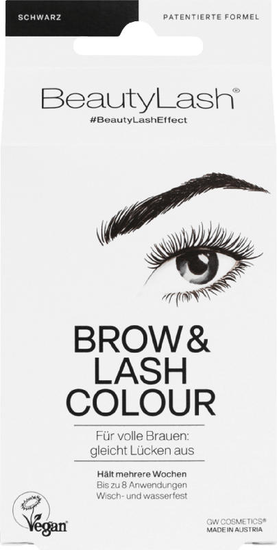 Beauty Lash Augenbrauen- und Wimpernfarbe schwarz