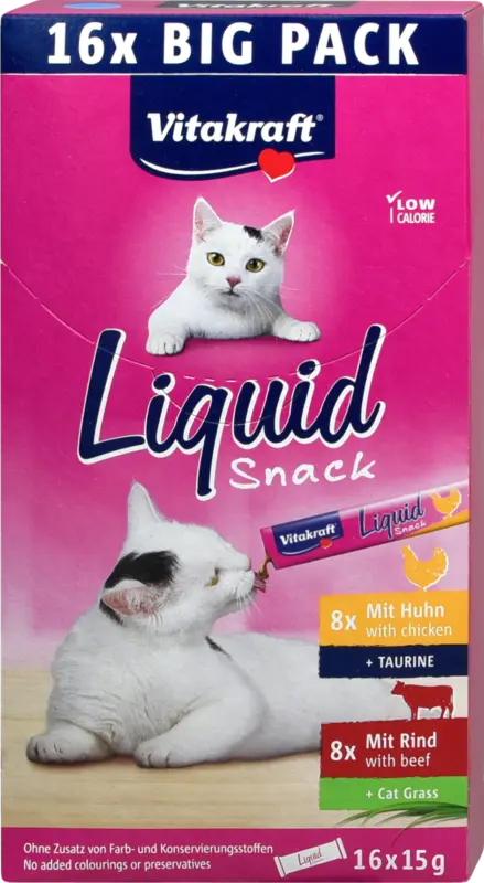 Vitakraft Liquid Snack mit Huhn und Rind