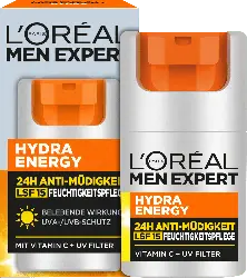 L'ORÉAL PARIS MEN EXPERT Hydra Energy 24H Anti-Müdigkeit Feuchtigkeitspflege LSF 15