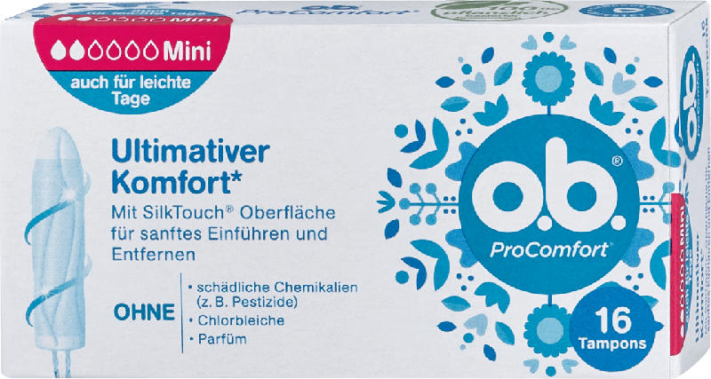 o.b. ProComfort Tampons Mini