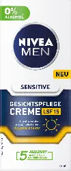 NIVEA MEN Sensitive Gesichtspflege Creme LSF 15